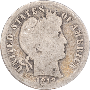 1912-D Barber Silver Dime CIRC Main Image