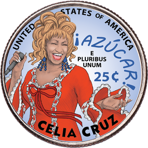 2024 Colorized Celia Cruz U.S. Women Quarter Main Image