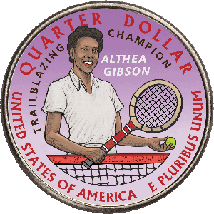 2025 Colorized Althea Gibson U.S. Women Quarter Main Image