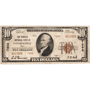 1929 $10 National Bank Note, Type 2 Main Image