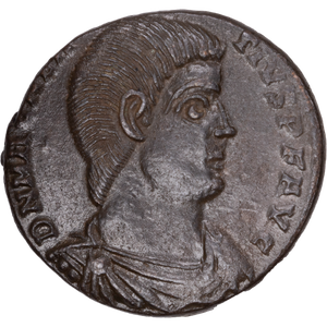 A.D. 350-353 Magnentius Bronze Bridgnorth Shropshire Hoard Coin, Chi-Rho Reverse Main Image