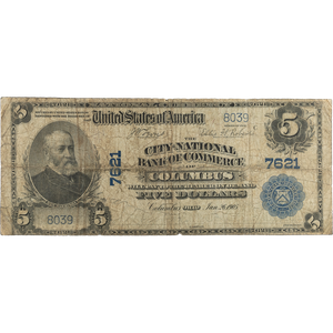 1902 $5 National Bank Note Main Image