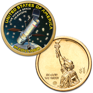 2020 Colorized Maryland U.S. Innovation Dollar Main Image