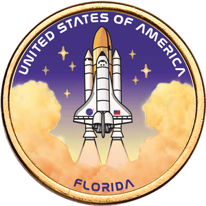 2025 Colorized Florida U.S. Innovation Dollar Main Image