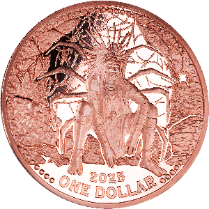 2025 Mesa Grande 5 oz. Copper $1 Iktómi Main Image