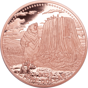 2023 Mesa Grande 5 oz. Copper $1 Devil’s Tower Main Image