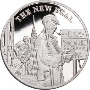 Littleton's $1 Coin Series Honoring America's Greatest Generation - The New Deal Main Image