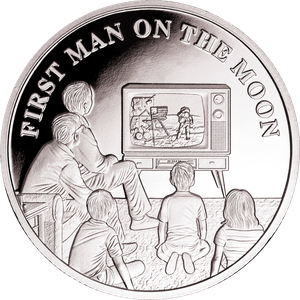 Littleton's $1 Series Honoring America's Greatest Generation - First Man on the Moon Main Image