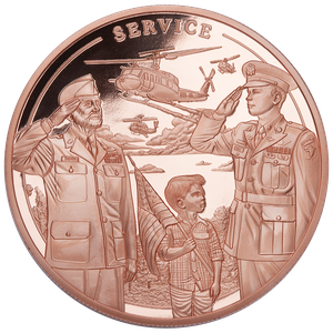 2024 Liberia 5 oz. Copper $1 Service Main Image