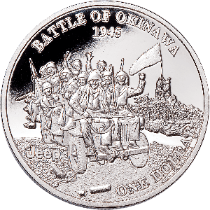 2025 Jeep® Brand Battles of WWII Liberia $1 Series - Battle of Okinawa Main Image