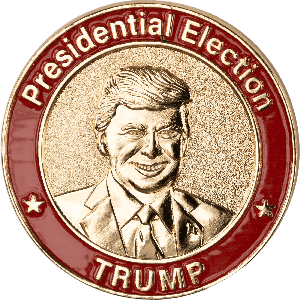 2024 Donald Trump Presidential Election Challenge Coin Main Image