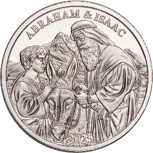 2025 Niue Half Dollar Bible Stories - Abraham & Isaac Main Image