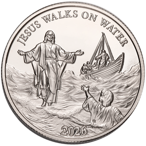 2026 Niue Half Dollar Bible Stories - Jesus Walks on Water Main Image