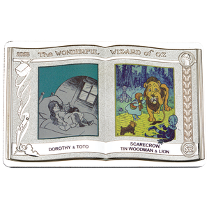 2025 Colorized Liberia $2 Wizard of Oz Coin - Dorothy and Friends Main Image