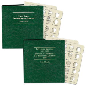 1999-2009 50 State and D.C. & U.S. Territories Commemorative Quarter Album Set, Vols. 1 & 2 Main Image
