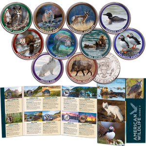 American Wildlife Series V Custom Folder and Coins Main Image