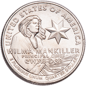 2022-P Ten Wilma Mankiller U.S. Women Quarters Main Image