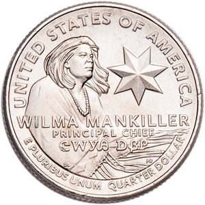 2022-D Ten Wilma Mankiller U.S. Women Quarters Main Image