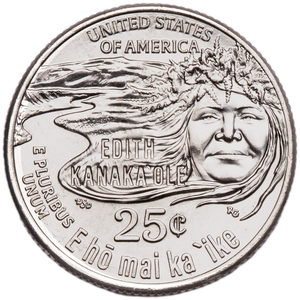 2023-D Ten Edith Kanaka'ole U.S. Women Quarters Main Image