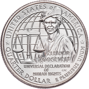 2023-D Ten Eleanor Roosevelt U.S. Women Quarters Main Image