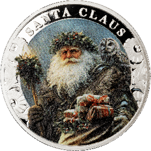 2025 Cameroon 1 oz. Silver Santa Claus Main Image