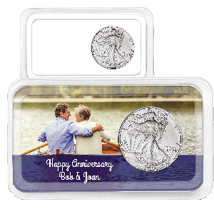 Personalized 2026 American Silver Eagle Showpak Main Image