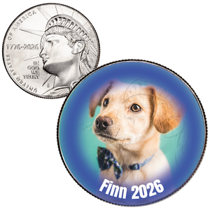 Personalized 2026 Liberty Half Dollar Main Image