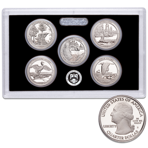 2018-S America's National Park Quarters Silver Proof Set Main Image