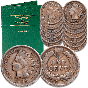 1895-1908 Consecutive Date Indian Head Cents Main Image