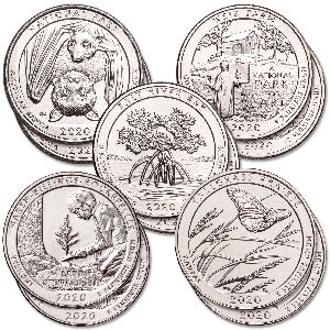 2020 P&D National Park Quarter Year Set Main Image