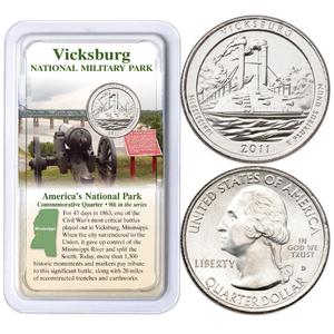 2011 Vicksburg National Park Quarter in Showpak Main Image