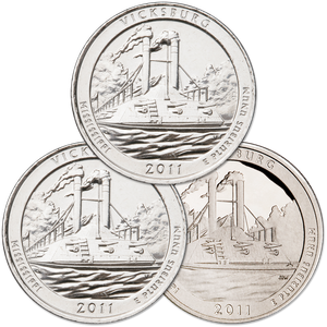 2011 PDS Vicksburg Quarter Set (3 coins) Main Image