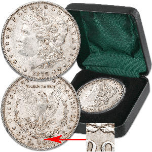 1878-1921 Morgan Silver Dollar in Case Main Image