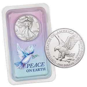 2025 American Silver Eagle in Peace on Earth Showpak Main Image
