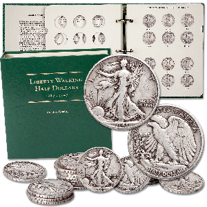 Complete 1941-1947 Liberty Walking Half Dollar Short Set Main Image