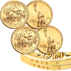 2025 P&D Michigan U.S. Innovation Dollar Set Main Image