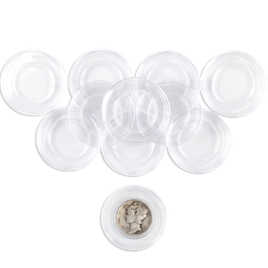 Ten Dime Coin Capsules (18mm) Main Image