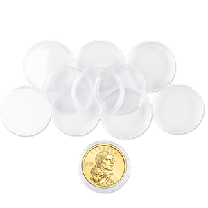 Ten Small-Size Dollar Coin Capsules (26mm) Main Image