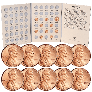 2016-2025 Last Ten Philadelphia Mint Cent Set Main Image