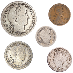 1912 Titanic Year Set (5 coins) Main Image