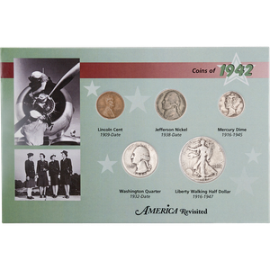 1942 WWII Silver Year Set (5 coins) Main Image