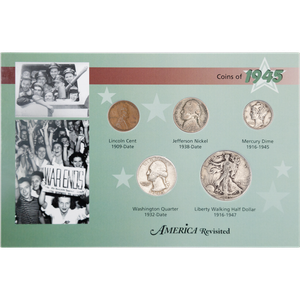 1945 WWII Silver Year Set (5 coins) Main Image
