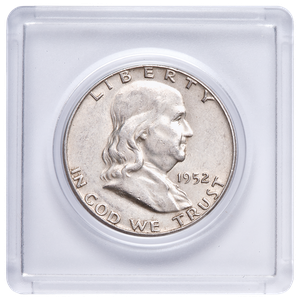 Molded Plastic Coin Holder Fifty Cent
