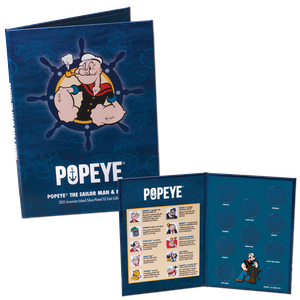 2025 Ascension Island $2 Popeye® and Friends Folder Main Image
