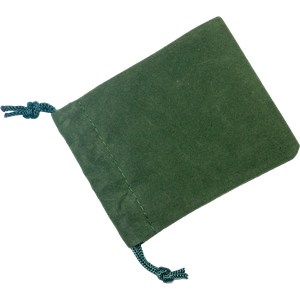 Green 3x4" Velour Pouch Main Image