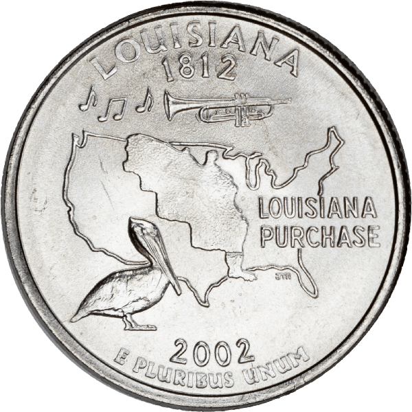 2002 Louisiana Quarter design