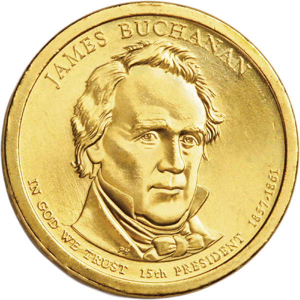 2010 James Buchanan Presidential dollar design