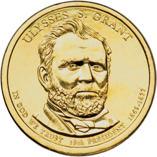 2011 Ulysses S. Grant Presidential dollar design