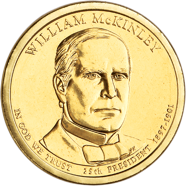 2013 William McKinley Presidential dollar design
