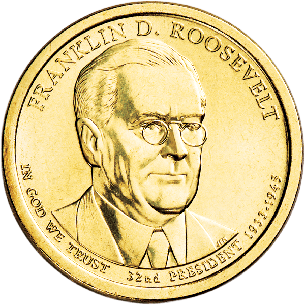 2014 Franklin D. Roosevelt Presidential dollar design